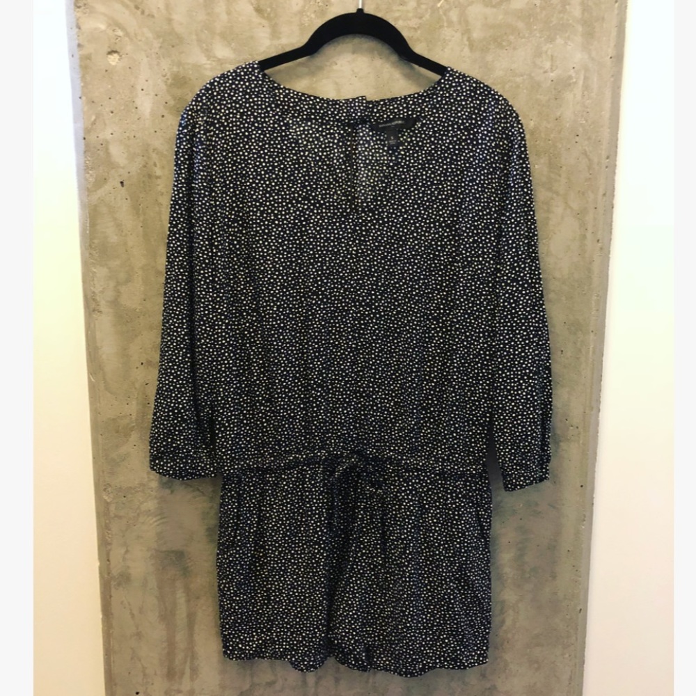 Banana Republic | Black and White Polka Dot Romper